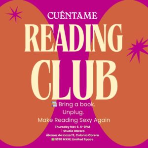 🎙️ Cuéntame Reading Club: Memoir / Narrative Nonfiction Night